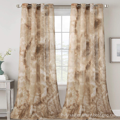 Rich Manual Tie Dye Curtains